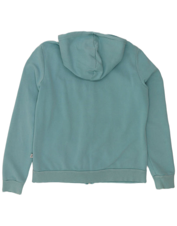 Puma Dame Grafisk Hættetrøje Sweater UK 14 Stor Blå