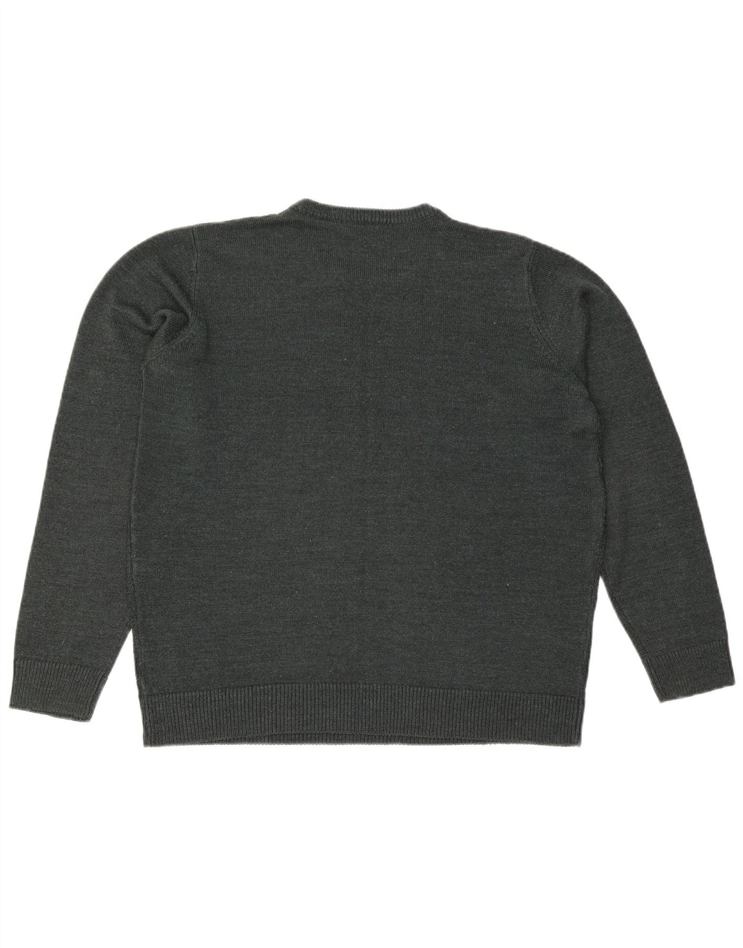 JAMES PRINGLE Herre trøje med rund hals, stor grøn akryl