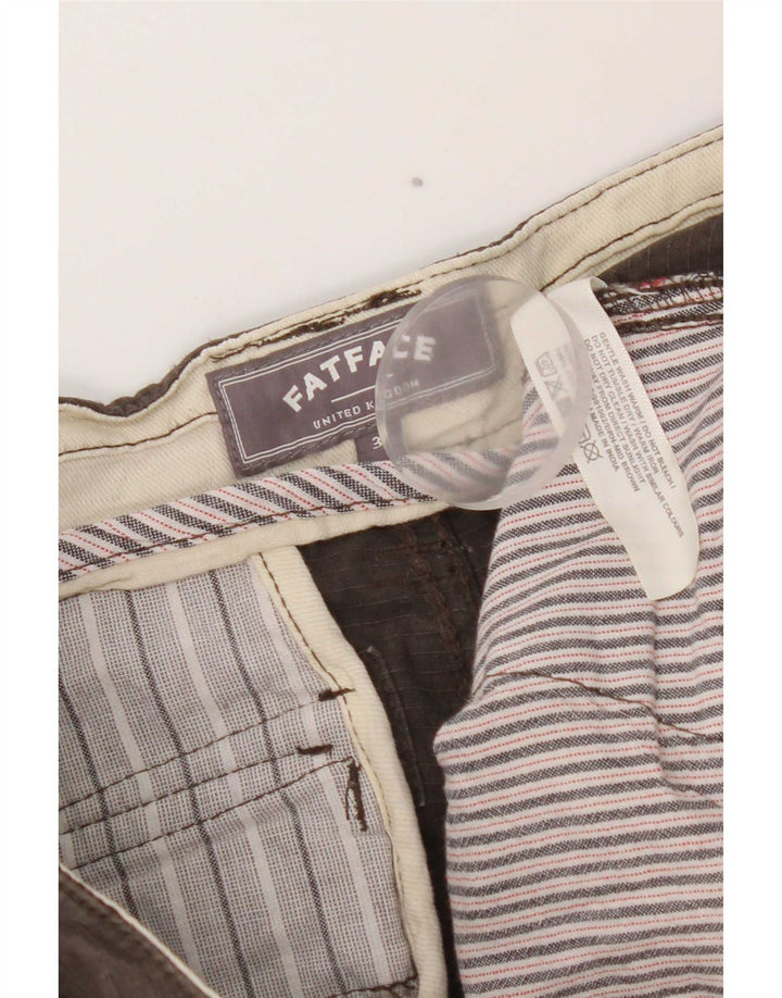 Fat Face Herre Cargo Bermuda Shorts W32 Medium Grey Bomuld