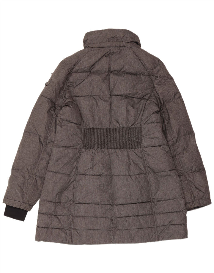 Nautica Dame Polstret Frakke UK 16 Stor Grå Nylon