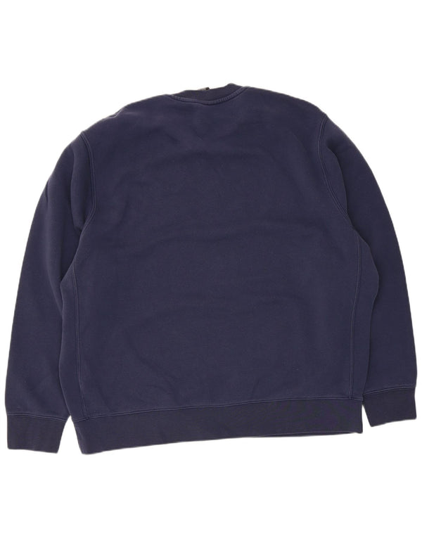 Nike sweatshirt til mænd XL marineblå bomuld