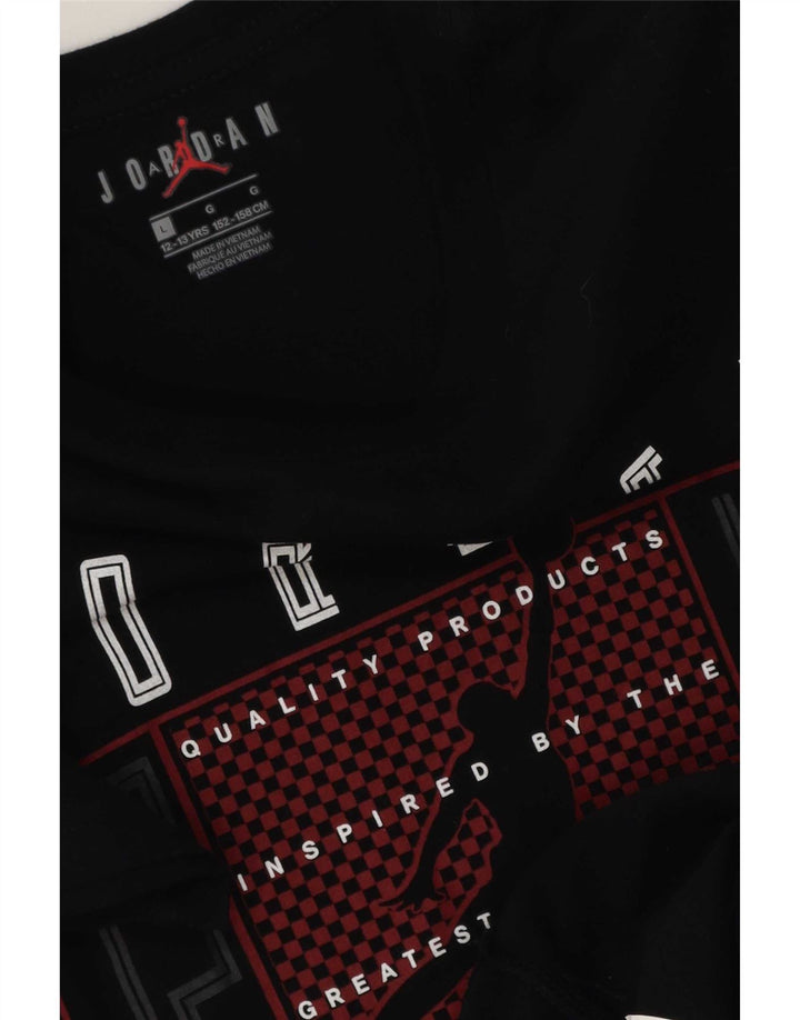 Jordan Boys Grafisk T-Shirt Top 12-13 år Stor Sort