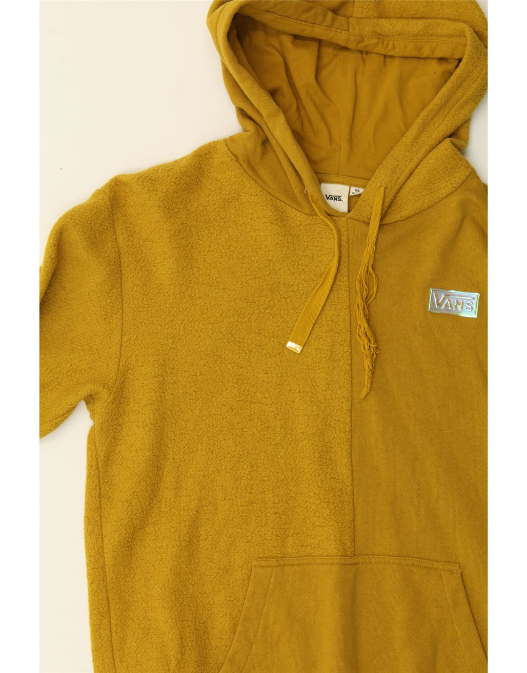 VANS Mens Hoodie Jumper XS Yellow Cotton Vintage Vans and Second-Hand Vans from Messina Hembry 