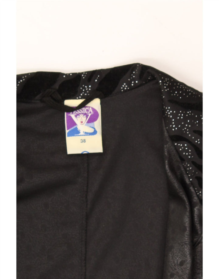 YESSICA Womens Oversized 3/4 Sleeve Blazer Jacket EU 38 Medium Black Vintage Yessica and Second-Hand Yessica from Messina Hembry 
