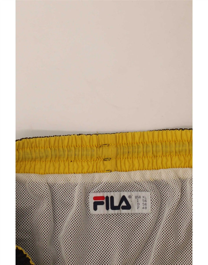 Fila Herre grafiske svømmeshorts XL Sort