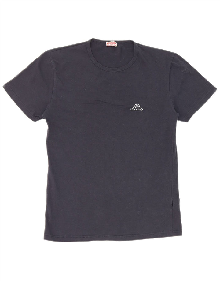 Kappa Dame T-Shirt Top UK 14 Large Navy Blue