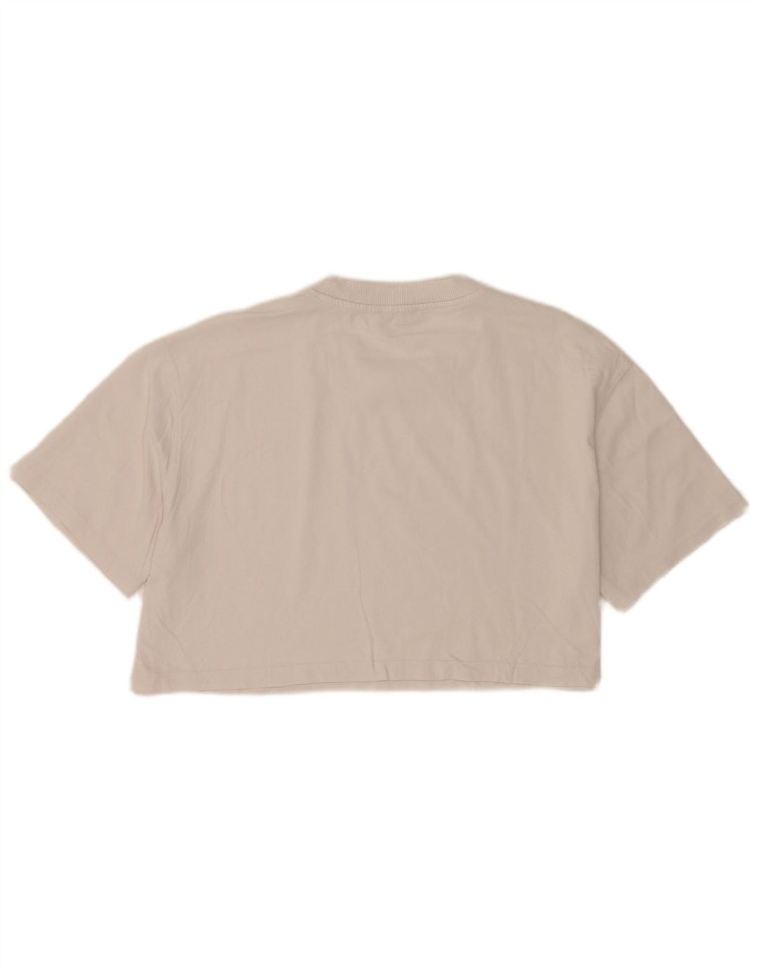 Zara Womens Crop Oversized T-Shirt Top UK 14 Medium White