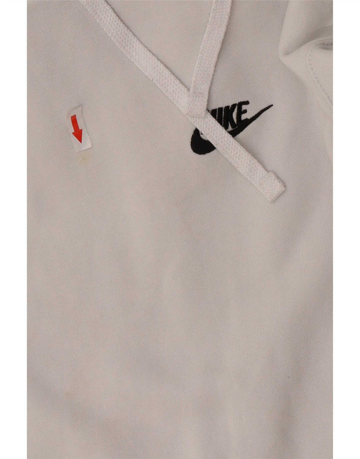 Nike hættetrøje til mænd, lille hvid bomuld