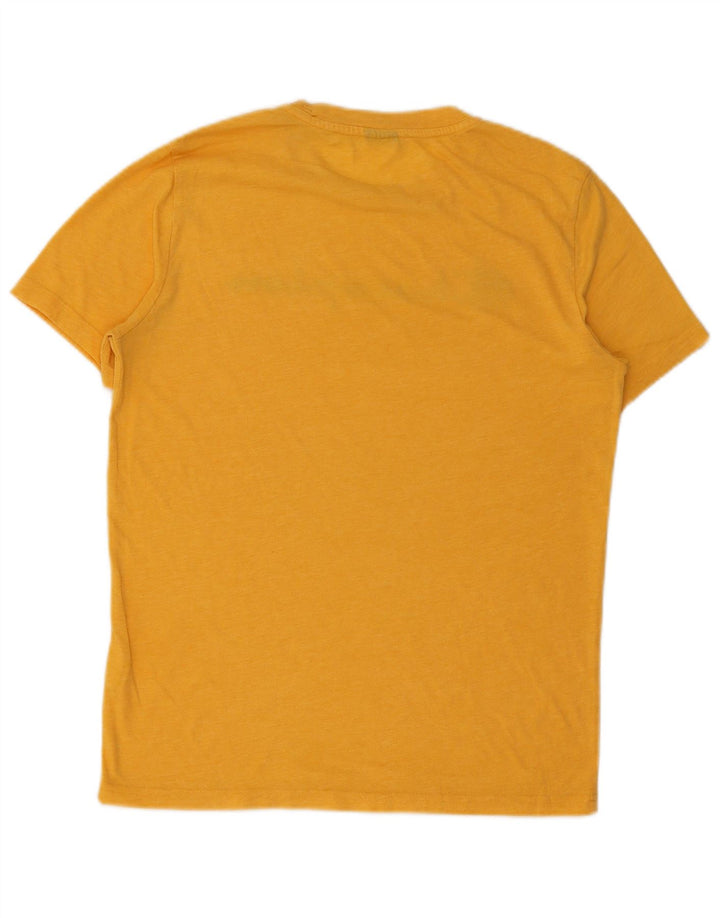 Champion Herre Grafisk T-Shirt Top Lille Gul