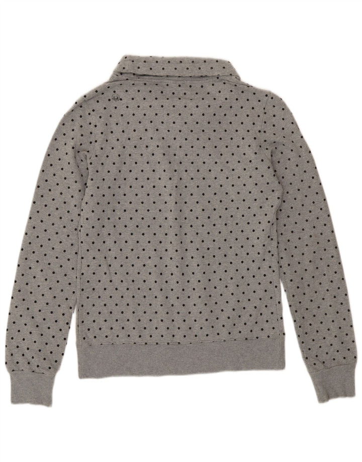 Converse Sweatshirt Jumper til kvinder UK 6 XS Grå plettet bomuld