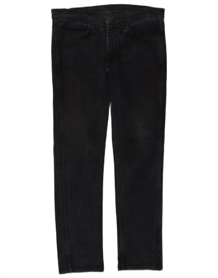 Levi's Herre 511 Slim Jeans W34 L32 Sort Bomuld
