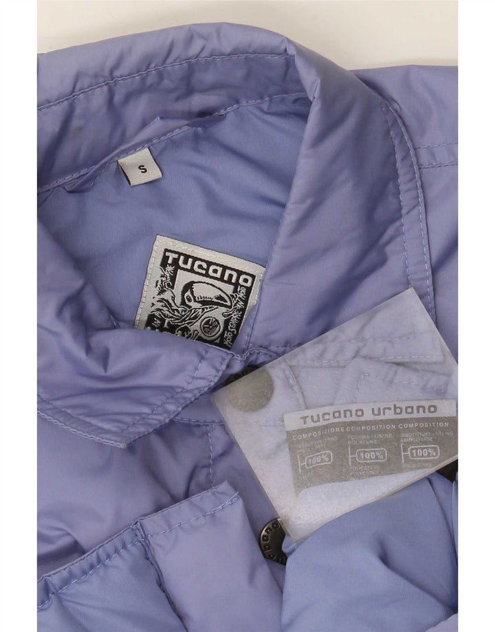 Tucano Urbano Womens Bomber Jacket UK 10 Small Purple Nylon