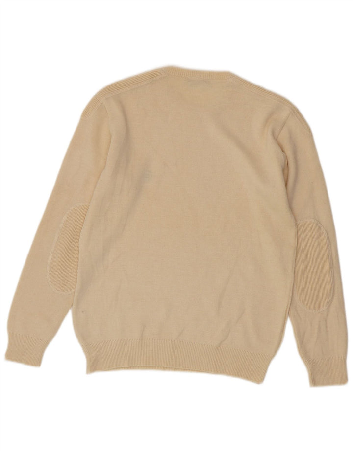 VINTAGE Herre trøje med rund hals, lille beige