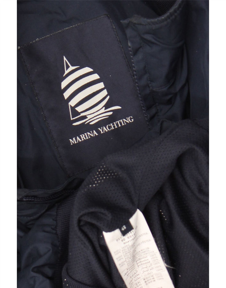 Marina Yachting Herre Bomber Jacket IT 48 Medium Navy Blue Polyester