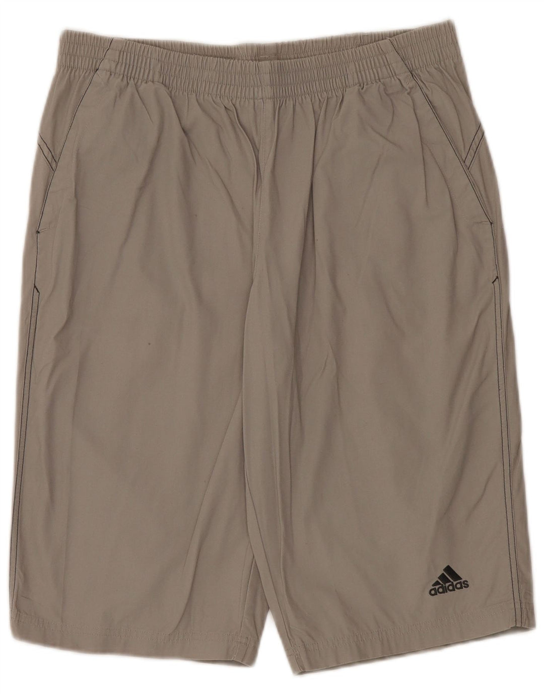 Adidas Sportshorts til mænd mellemgrå bomuld