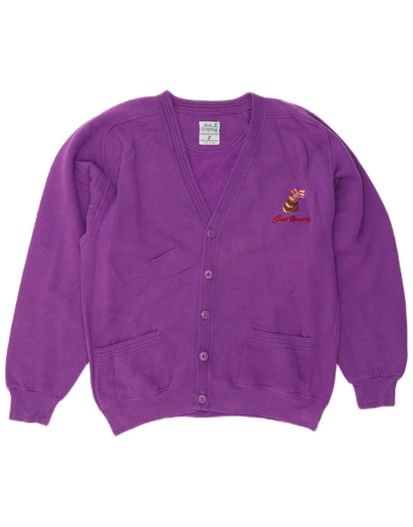Best Company Dame Olmes Carretti Cardigan Sweater UK 8 Small Purple