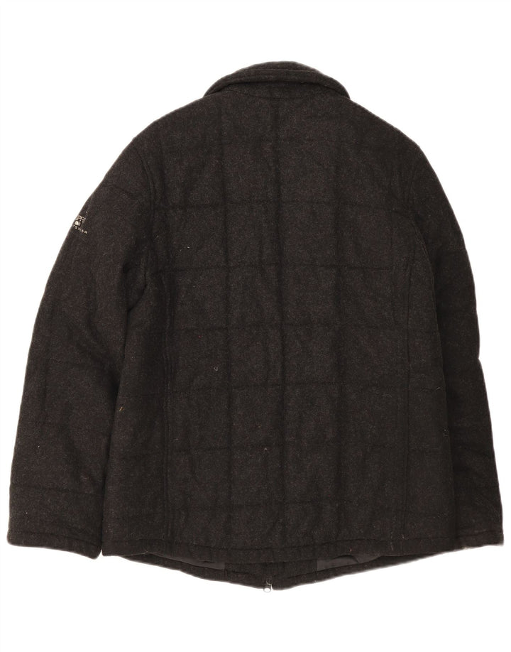 Esprit Dame Oversized Polstret Jakke UK 10 Small Black Nylon