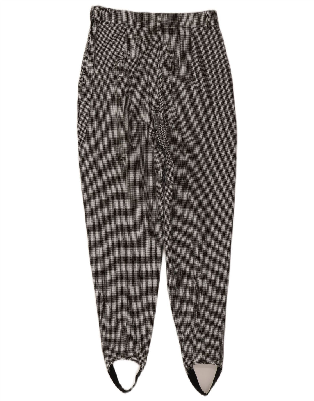 Benetton Casual Bukser til kvinder IT 44 Medium W28 L30 Sort Houndstooth