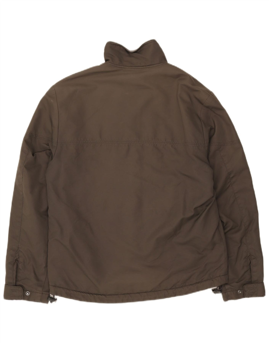 Zara Herre Bomber Jacket UK 40 Stor Khaki Nylon