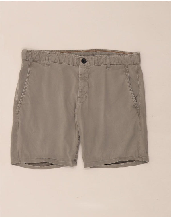 Zara Mens Chino Shorts EU 42 Large W32  Grey
