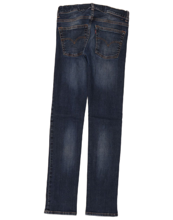 Levi's Boys Skinny Jeans 11-12 år W28 L30 Blå Bomuld