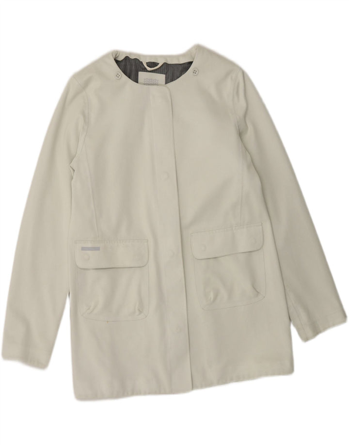 GEOX Womens Blazer Jacket UK 8 Small White Polyester Vintage Geox and Second-Hand Geox from Messina Hembry 