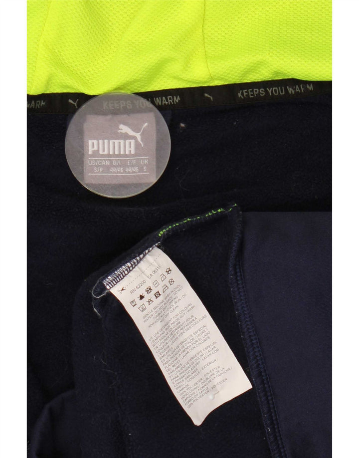 Puma Hættetrøje med lynlås til mænd, lille marineblå polyester