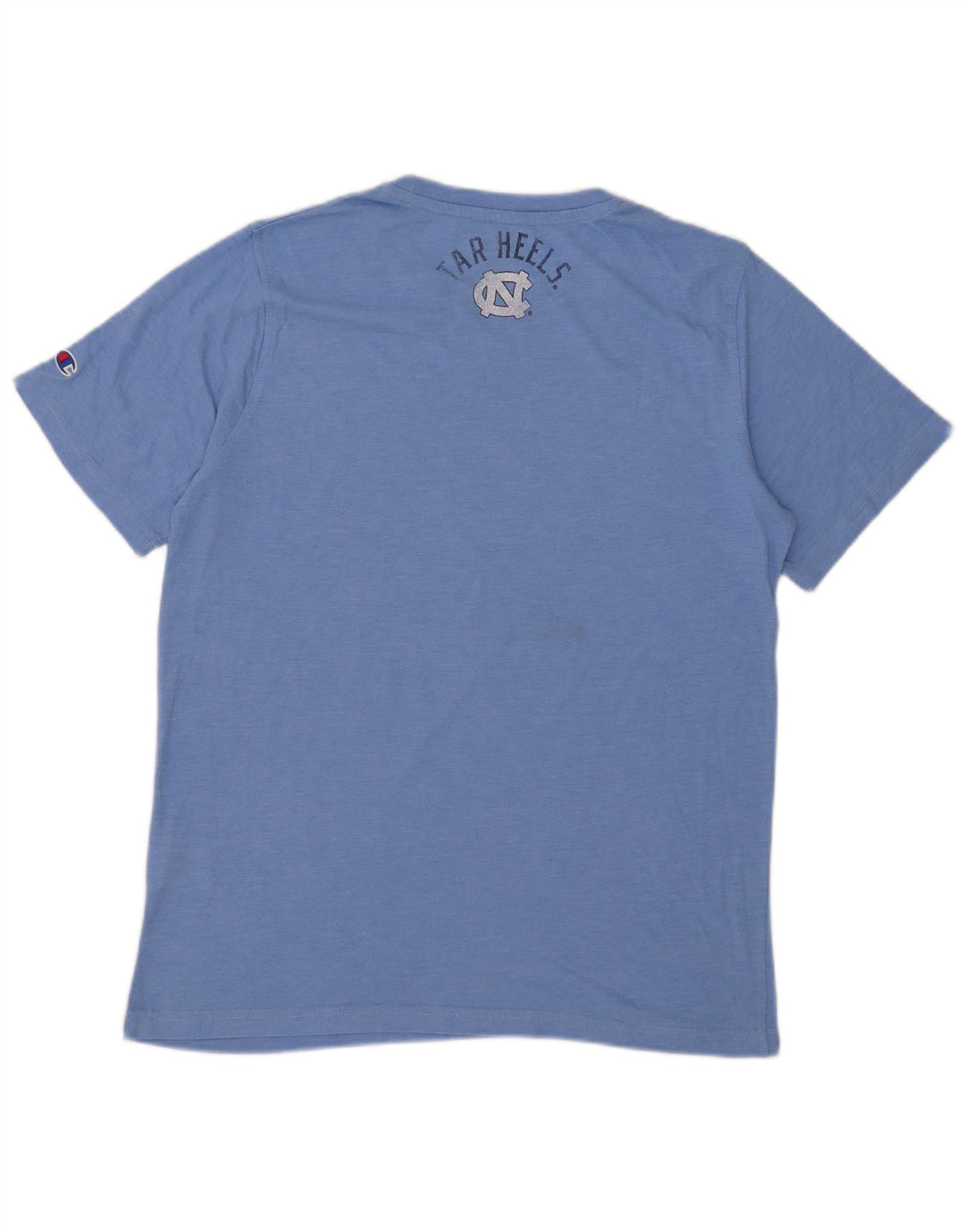 Champion Herre Grafisk T-Shirt Top Stor Blå Polyester