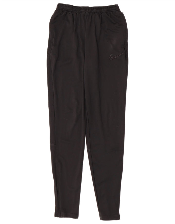 Nike Dame Dri Fit træningsdragt Bukser UK 8 Small Black Polyester