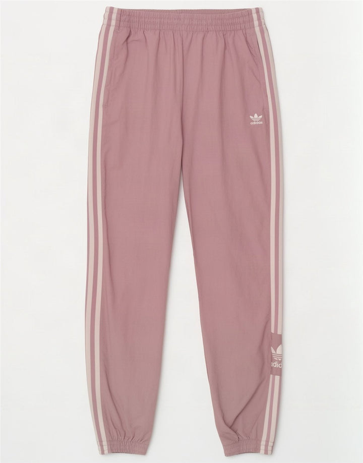 Adidas Træningsdragtsbukser til kvinder UK 14 Medium Lilla Nylon