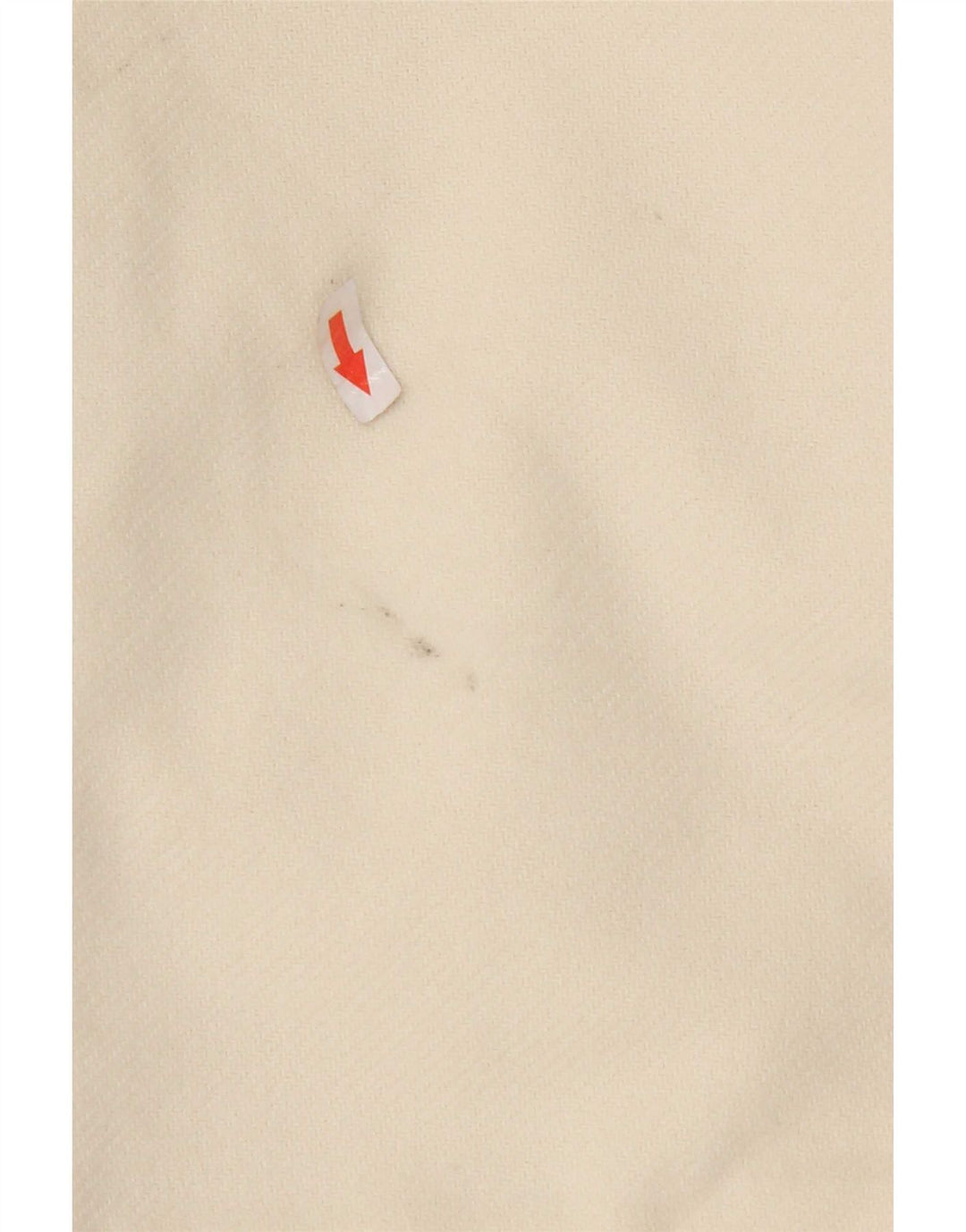 Zara Dame Overfrakke UK 16 Large White Polyester