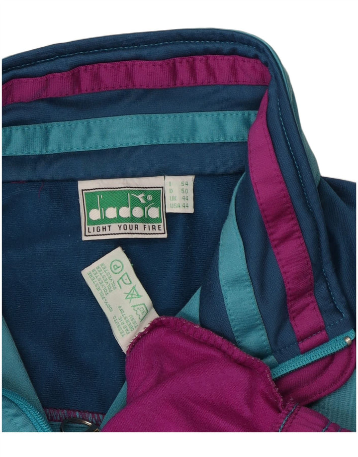 Diadora Træningsdragt til mænd Topjakke UK 44 XL Flerfarvet Colourblock