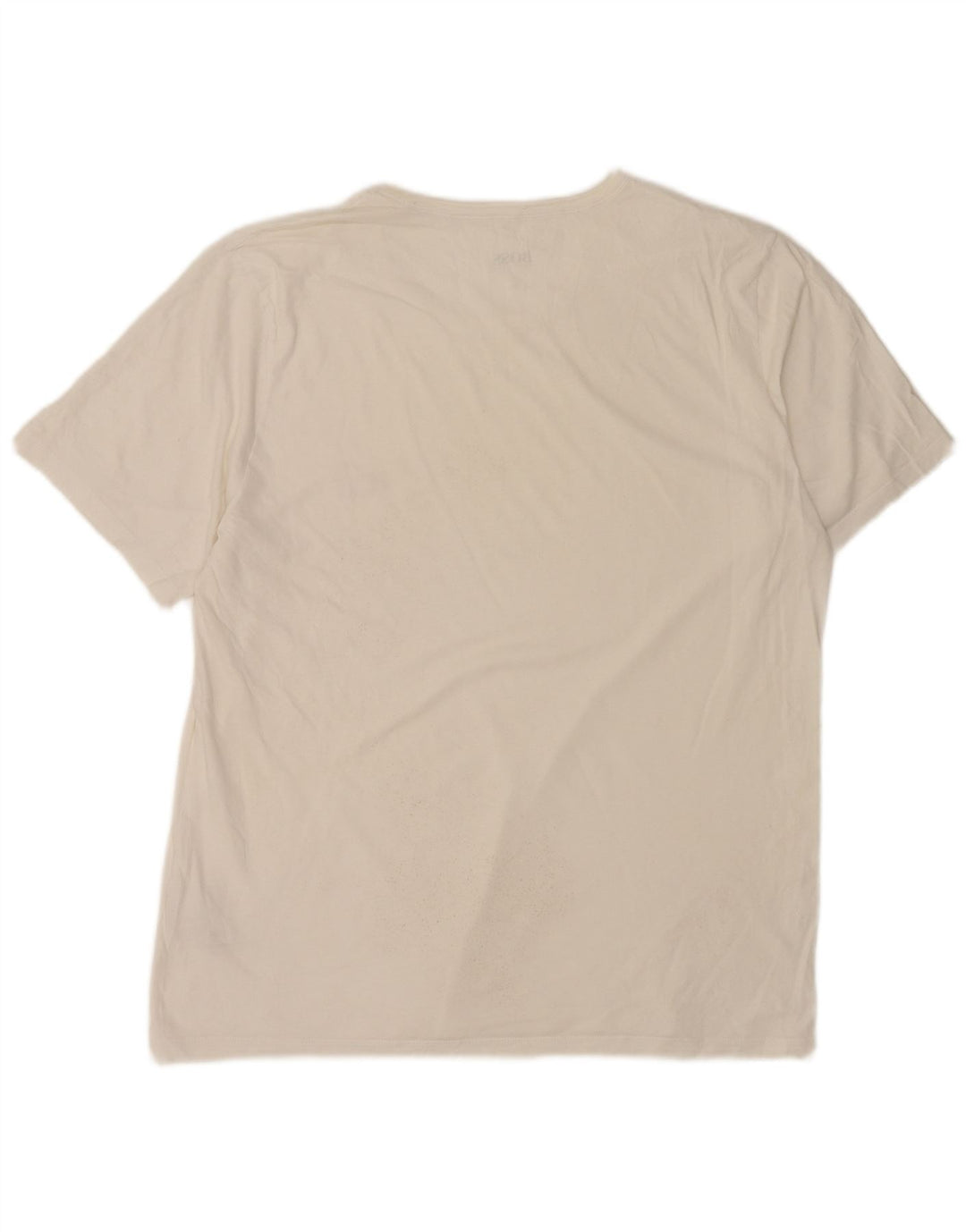 Hugo Boss Herre T-Shirt Top 2XL Hvid Bomuld