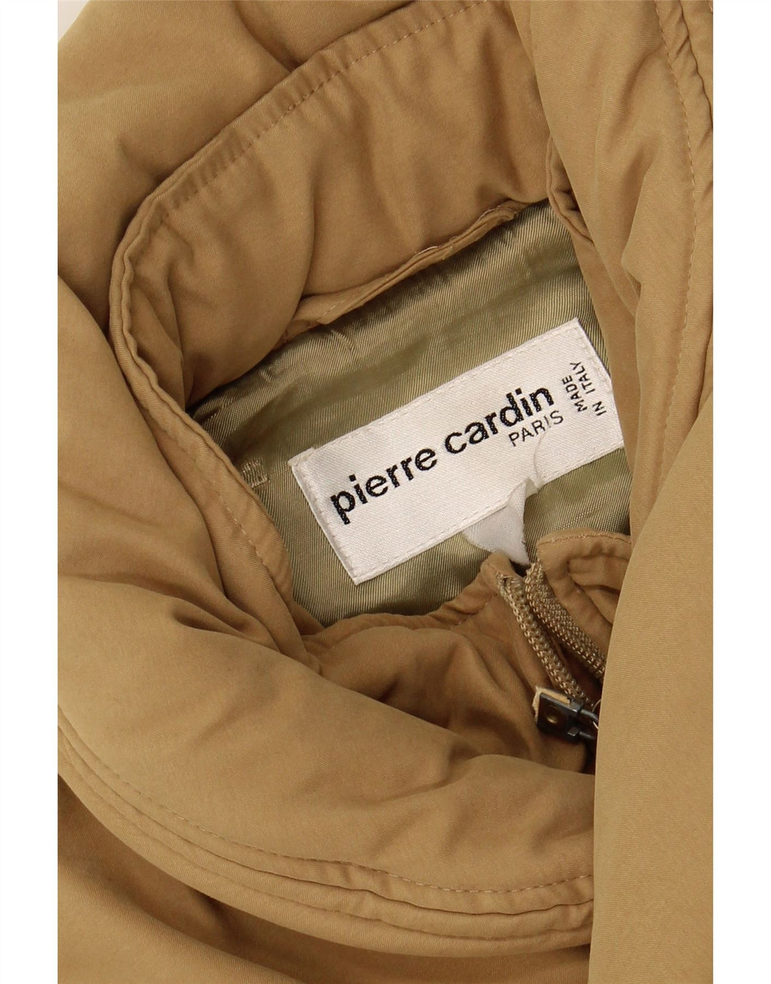 PIERRE CARDIN Womens Overcoat UK 16 Large Beige Polyester Vintage Pierre Cardin and Second-Hand Pierre Cardin from Messina Hembry 