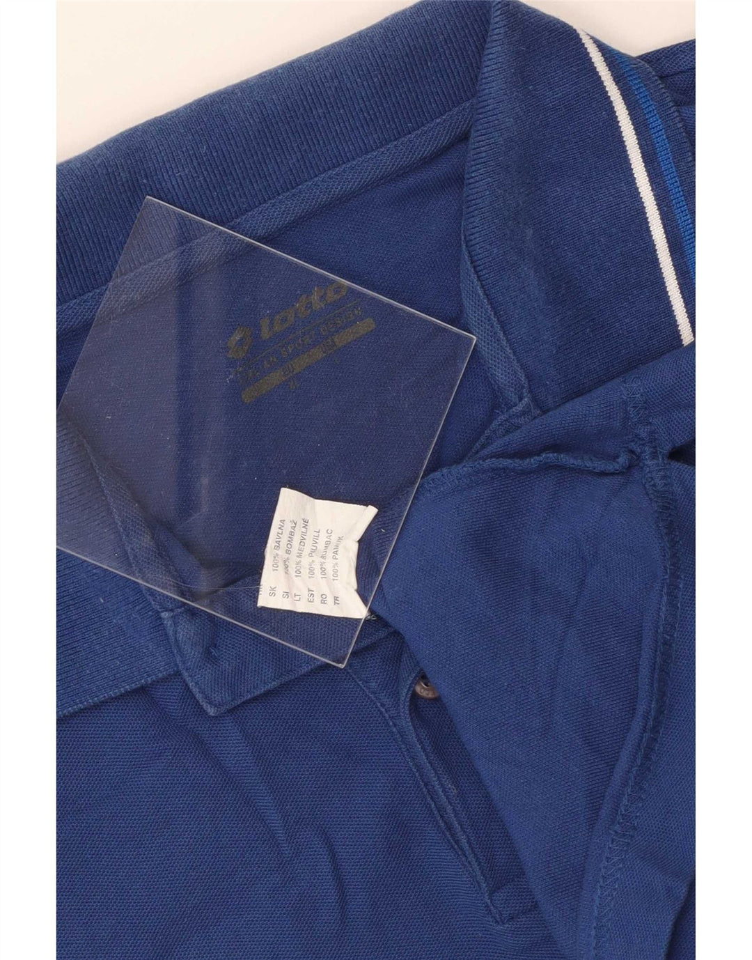 Lotto Herre Polo Shirt Stor Blå Bomuld