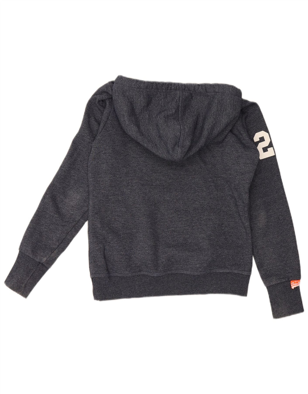 Superdry Grafisk hættetrøje til mænd mellem marineblå bomuld