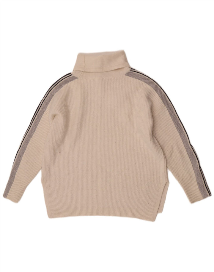 The White Company Dame Rullehals Sweater UK 14 Medium White