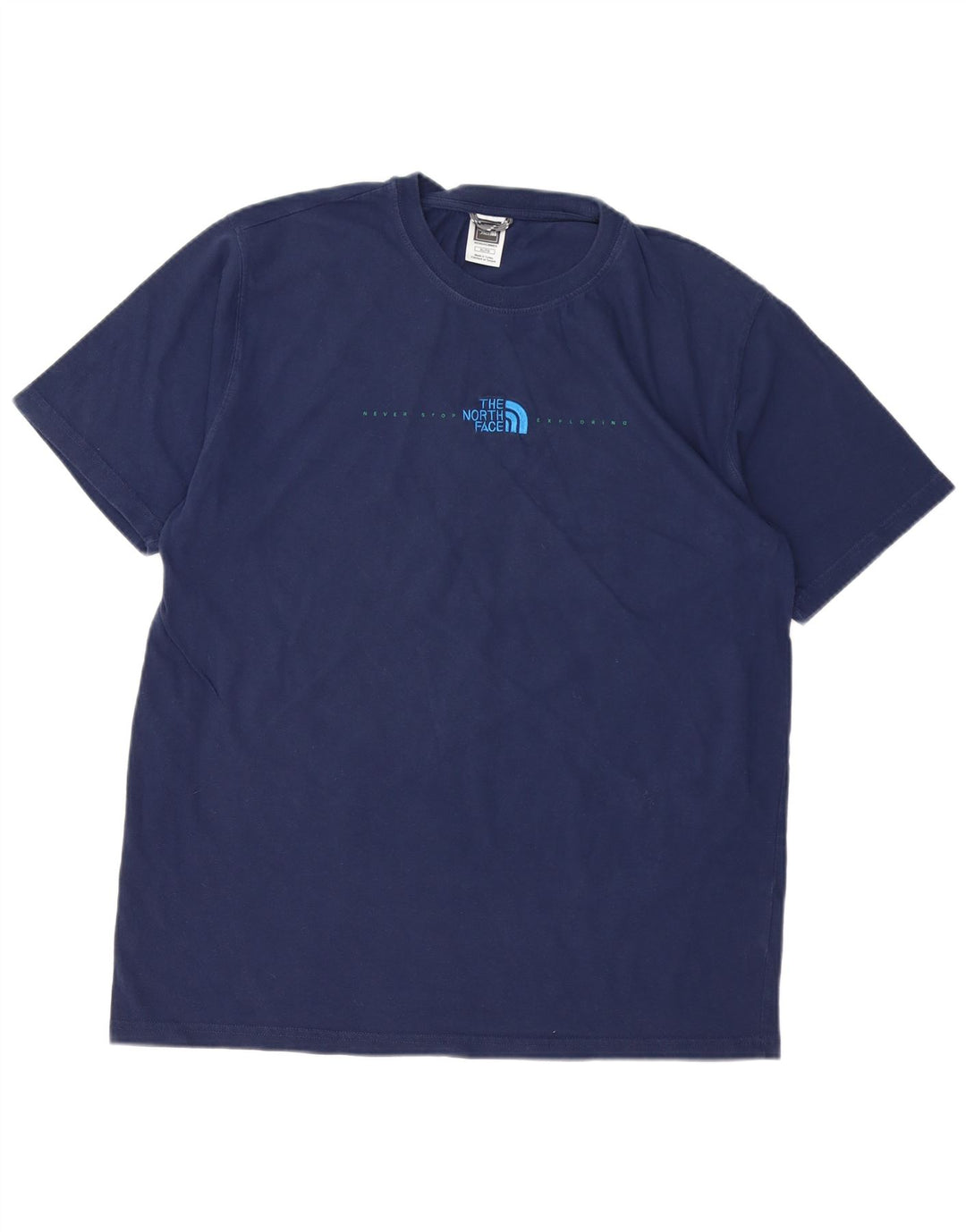 THE NORTH FACE Herre T-Shirt Top XL Marineblå Bomuld