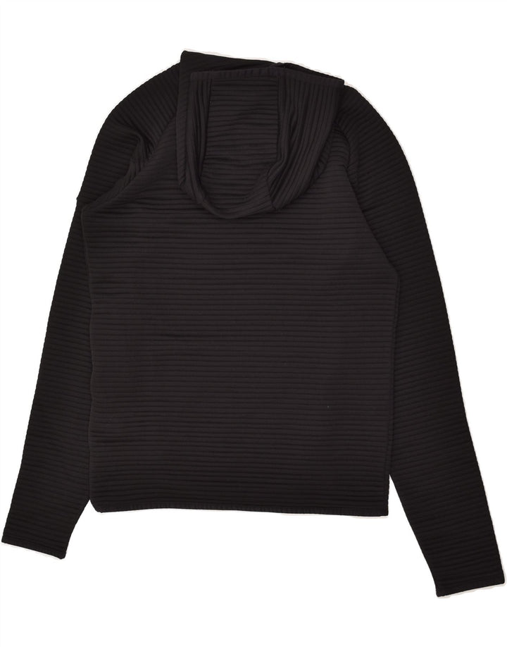 REGATTA Mens Hoodie Jumper Small Black Polyester | Vintage Regatta | Thrift | Second-Hand Regatta | Used Clothing | Messina Hembry 