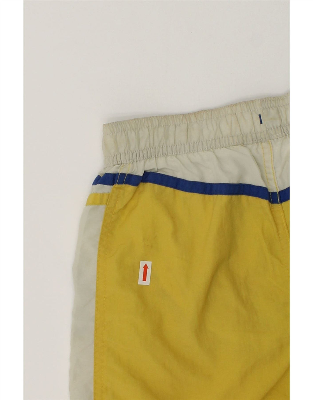 CHAMPION Boys Swimming Shorts 5-6 Years XS Yellow Polyamide | Vintage Champion | Thrift | Second-Hand Champion | Used Clothing | Messina Hembry 