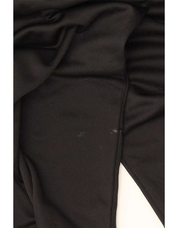 Adidas Herre Zip Neck Top Langærmet XL Sort Polyester