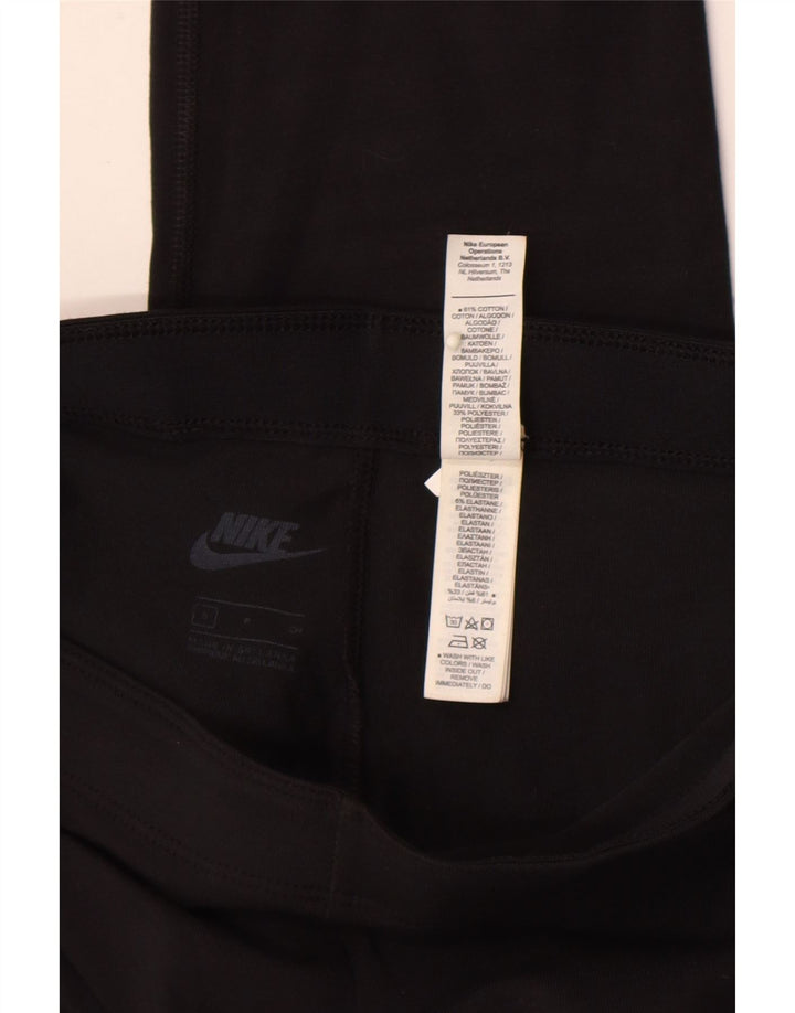 Nike Dame Leggings UK 8 Small Black Bomuld