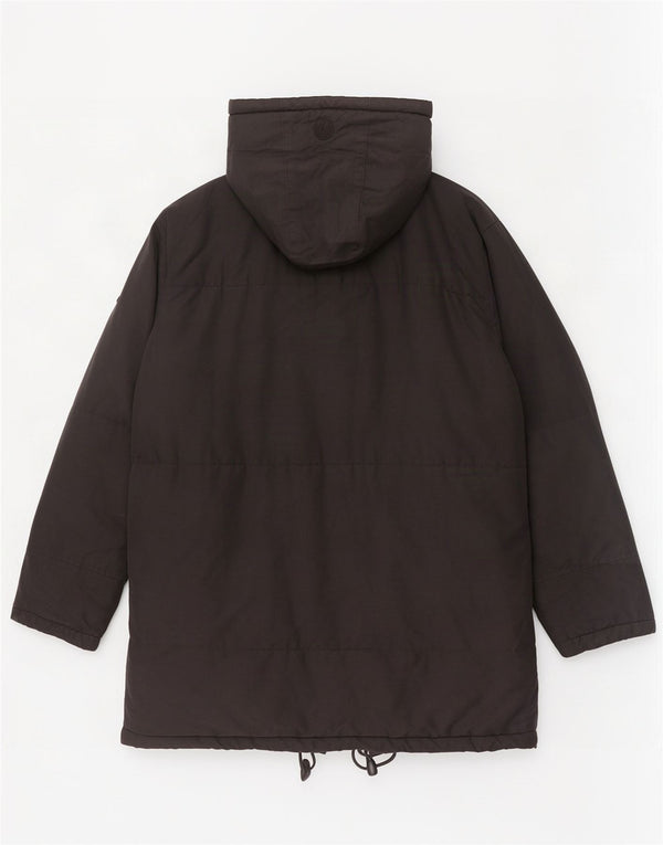 Asics Herre Hooded Parka Jacket UK 40 Large Black