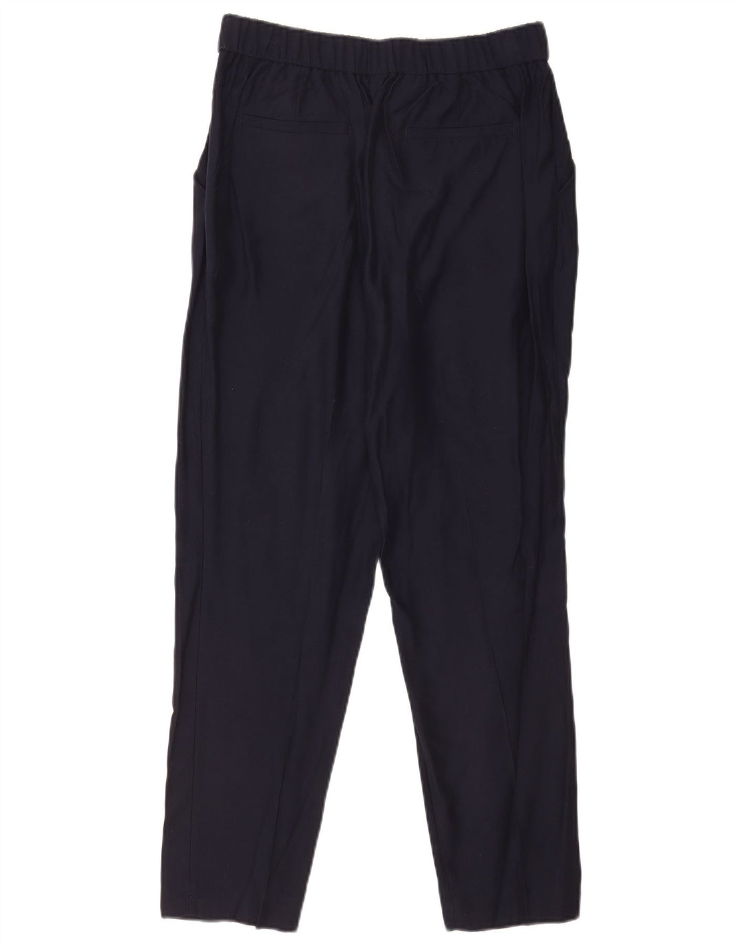 Massimo Dutti Lige Chinobukser til kvinder EU 40 Medium W30 L29 Marineblå
