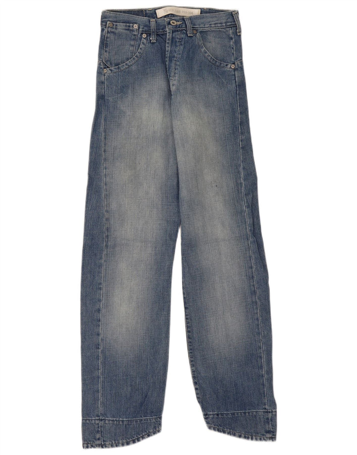 Nye Jeans Dame Lige Jeans IT 42 Medium W28 L31 Blå Bomuld