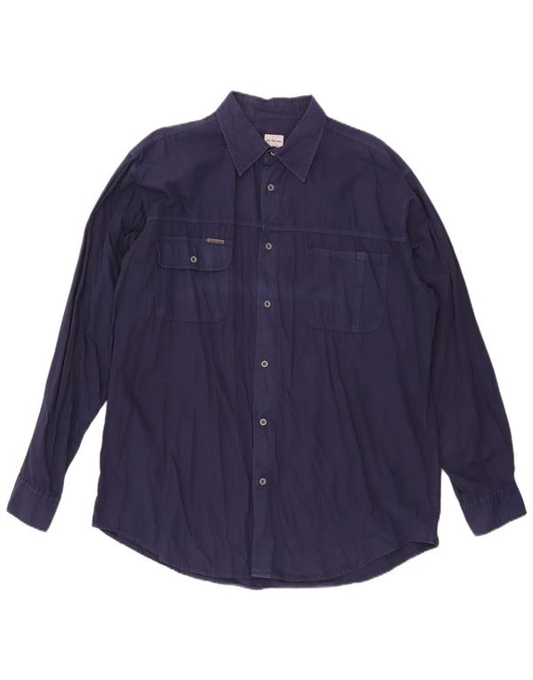 Calvin Klein jeans herreskjorte 2XL marineblå bomuld