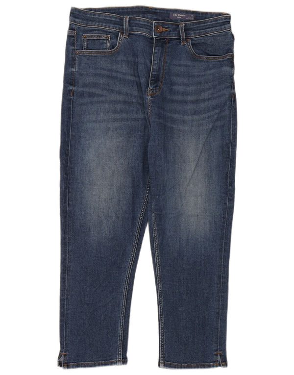 Marks & Spencer Womens The Carrie Capri Jeans UK 14 Large W32 L22 Blue