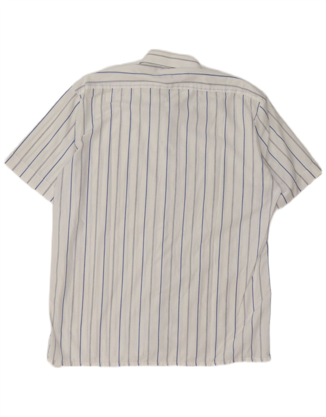 ANGELO LITRICO Kortærmet herreskjorte str. 41 Medium Hvidstribet
