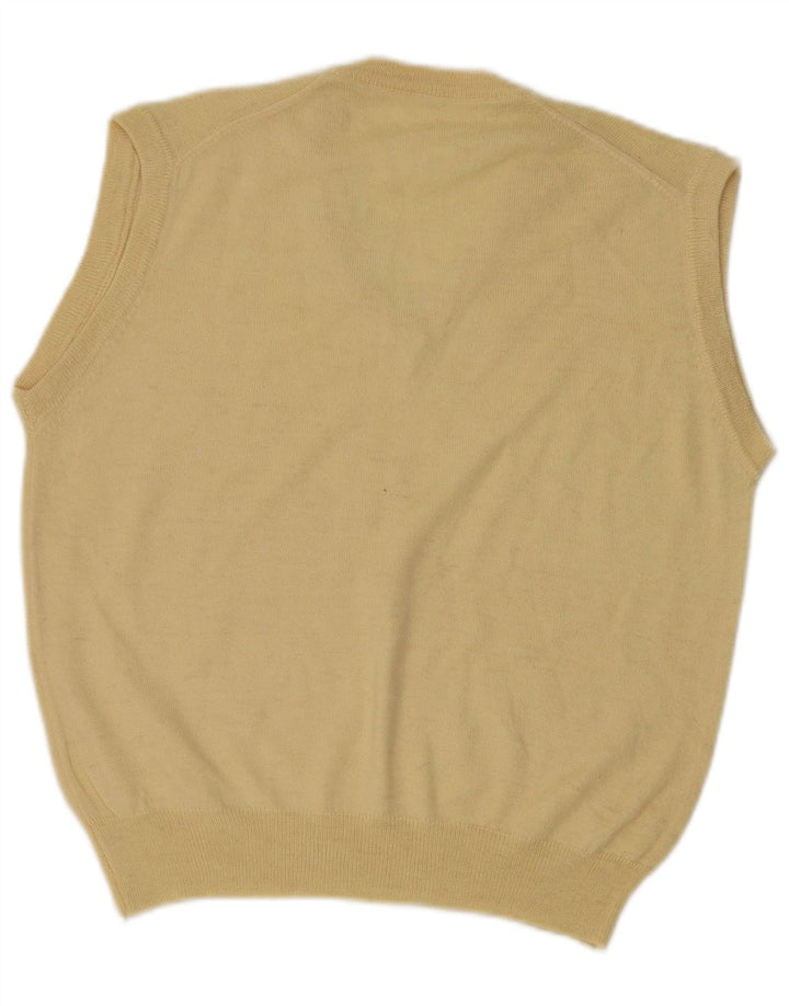VINTAGE Herrevest Tank Top Medium Gul