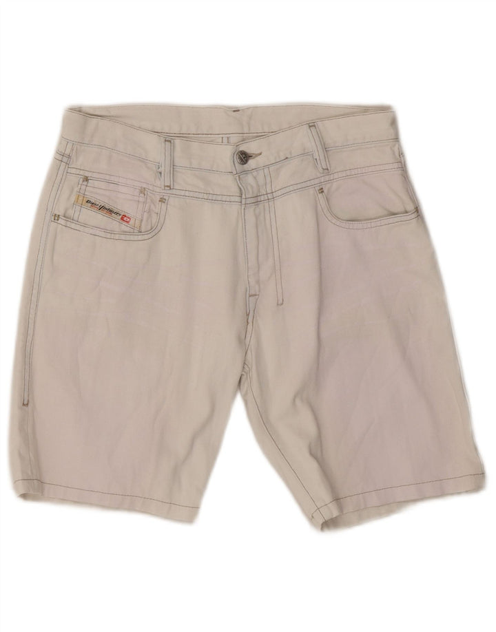 DIESEL Dame denim Shorts W31 Medium White Bomuld